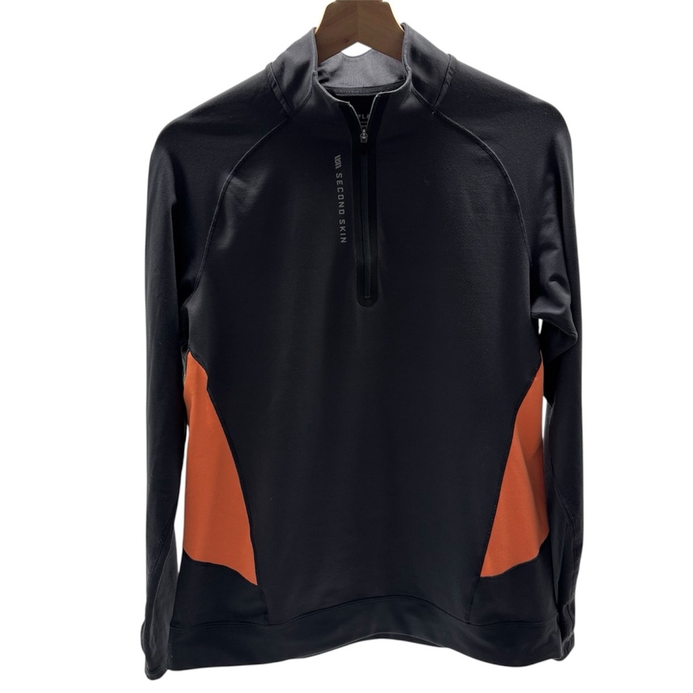 Second Skin Compression Quarter-Zip Pullover In G… - image 1